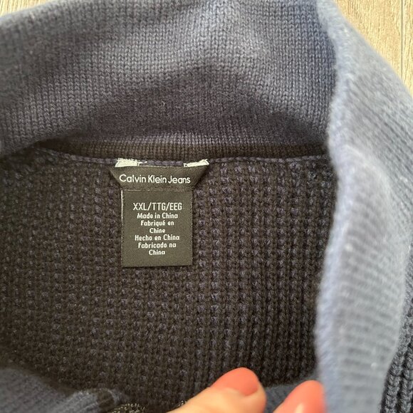 CALVIN KLEIN CK zip up sweater - Picture 5 of 6